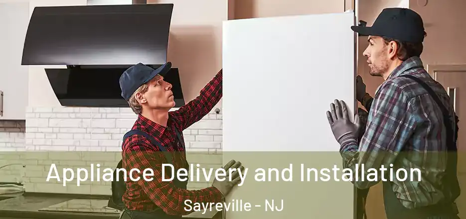 Appliance Delivery and Installation Sayreville - NJ