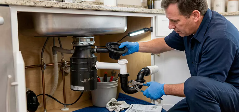 Garbage Disposal Splash Guard and Trap Installation in Sayreville